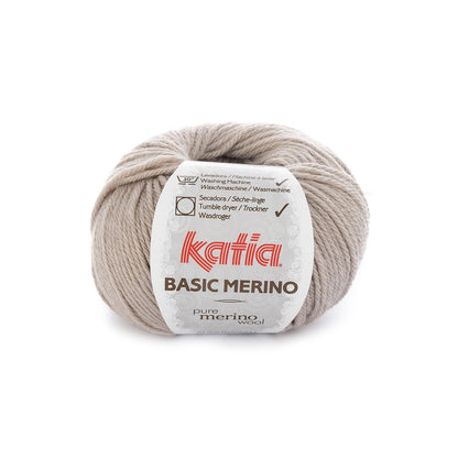 Basic Mérino 9 Gris clair Laine Katia