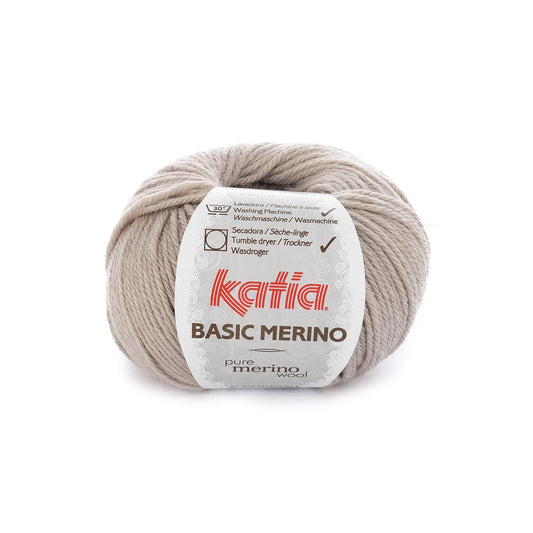 Basic Mérino 9 Gris clair Laine Katia