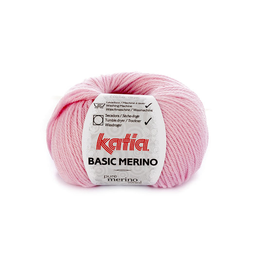Basic Mérino 25 Rosé Laine Katia