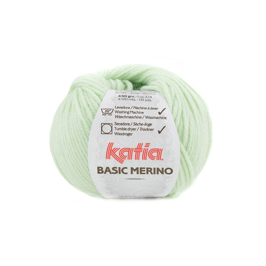 Basic Mérino 85 vert très clair Laine Katia