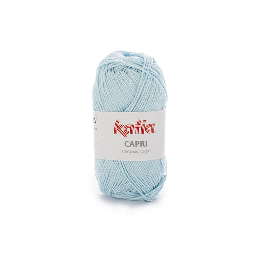 Capri 100% Coton mercerisé Katia 82117 Bleu ciel