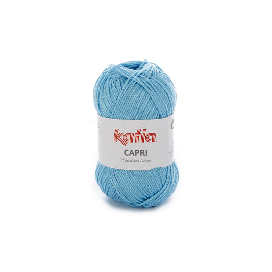 Capri 100% Coton mercerisé Katia 82097 Bleu clair