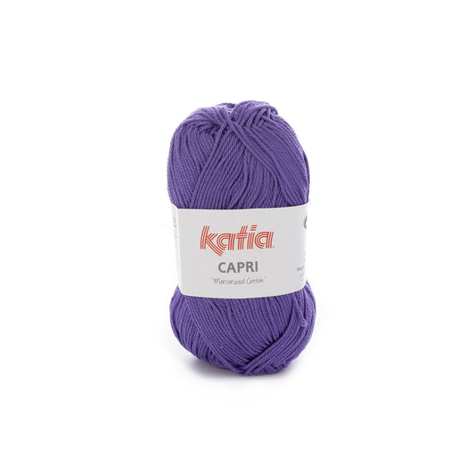 Capri 100% Coton mercerisé Katia 82131 Lilas foncé