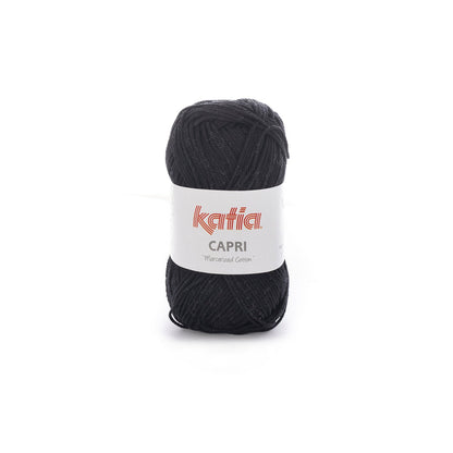 Capri 100% Coton mercerisé Katia 82056 noir