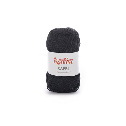 Capri 100% Coton mercerisé Katia 82056 noir