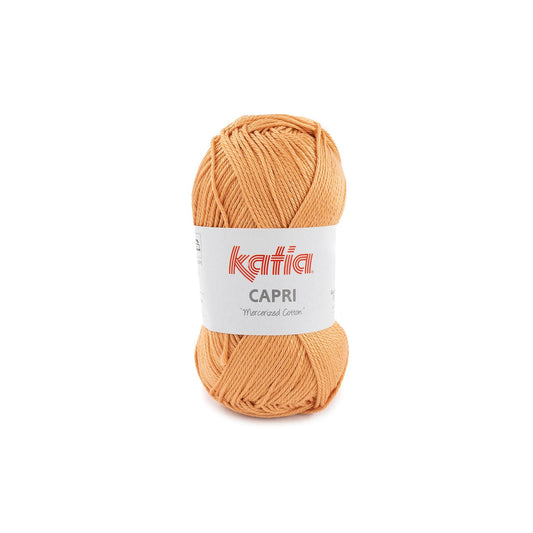 Capri 100% Coton mercerisé Katia 82181 Orangé pastel