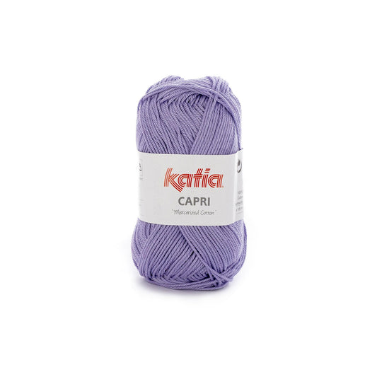 Capri 100% Coton mercerisé Katia 82106 violet pourpre