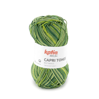 Capri tones 100% Coton mercerisé Katia 305 vert pistache