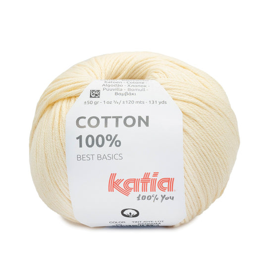 Cotton 100% Katia 70 ivoire