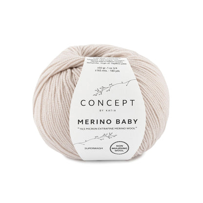 Mérino Baby27 Beige Clair Laine Katia