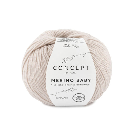 Mérino Baby27 Beige Clair Laine Katia