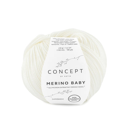 Mérino Baby 3 écru Laine Katia