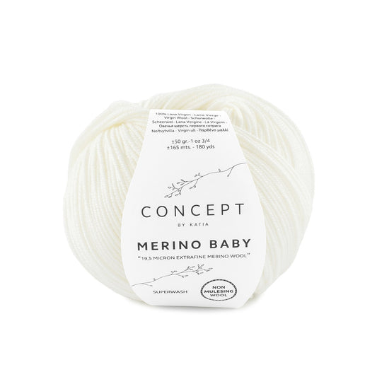 Mérino Baby 3 écru Laine Katia