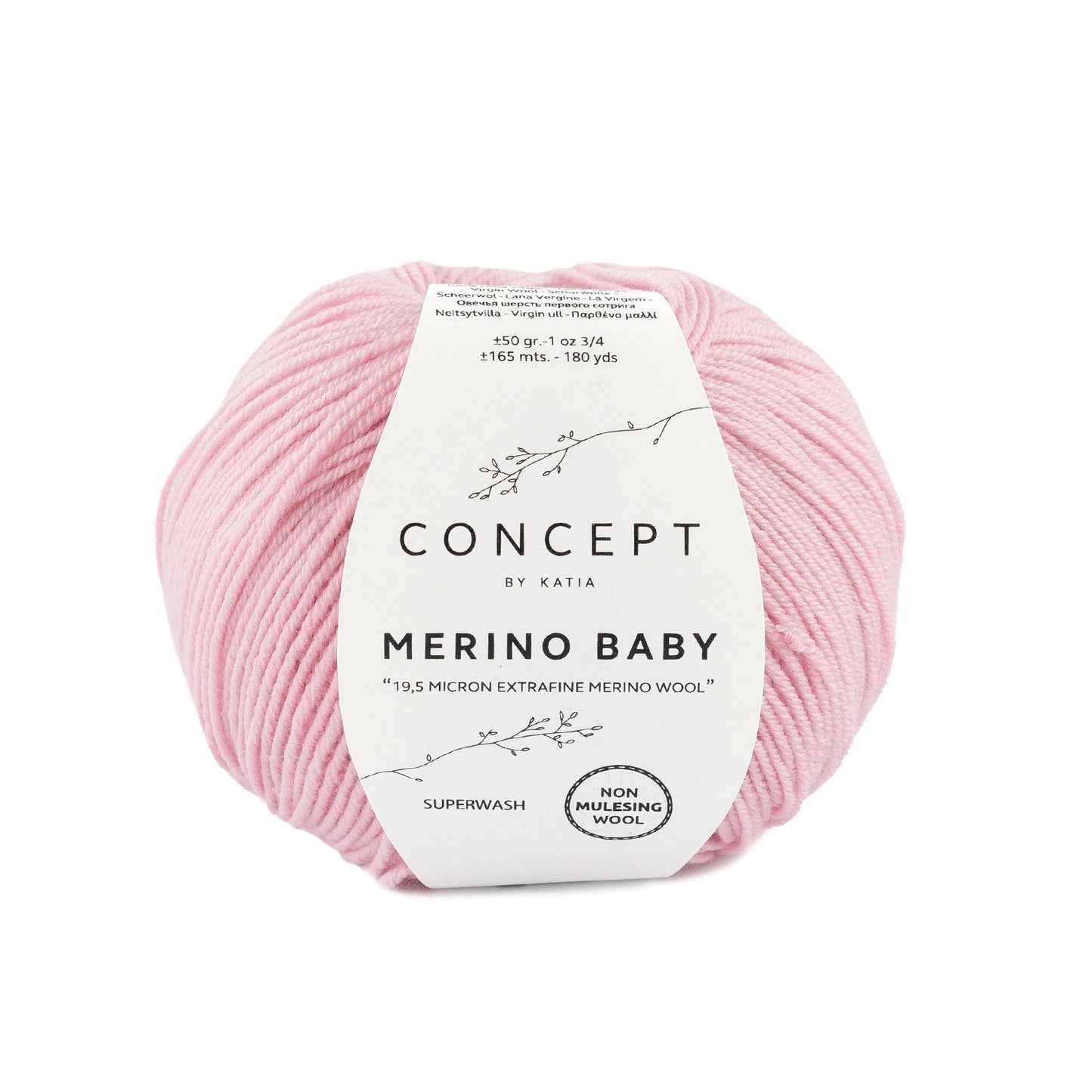 Mérino Baby 92 rose clair Laine Katia