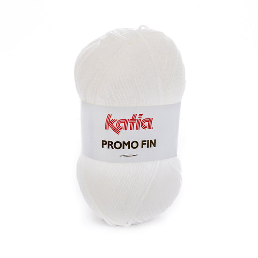 Promo Fin Laine Katia 501 Blanc