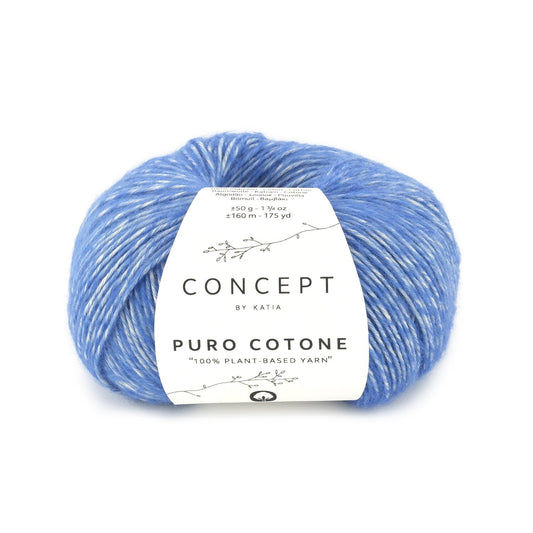 Puro cotone Katia 61 bleu royal