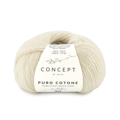 Puro cotone Katia 50 écru