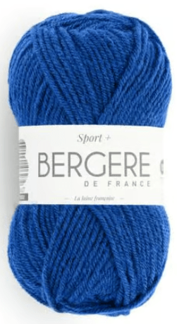 Sport+ majorelle 50% laine 50% acrylique