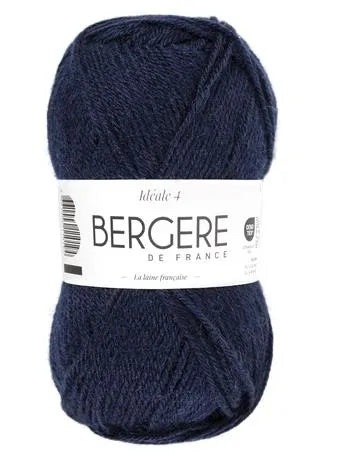 Idéal 4 marine 50% laine 50% acrylique