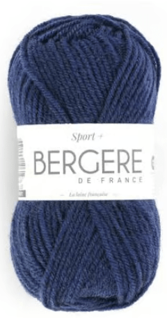 Sport+ minuit 50% laine 50% acrylique