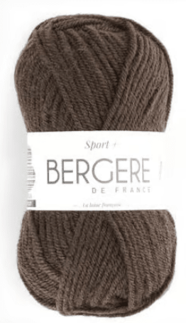 Sport+ noyer 50% laine 50% acrylique