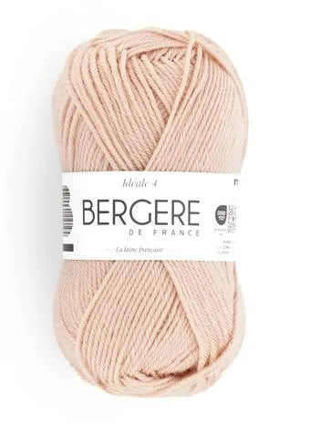 Idéal 4 pêche 50% laine 50% acrylique