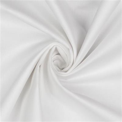 Coton popeline uni 148 cm 04 Blanc