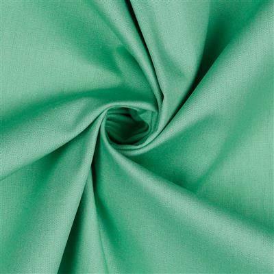 Coton popeline uni 148 cm 32 vert