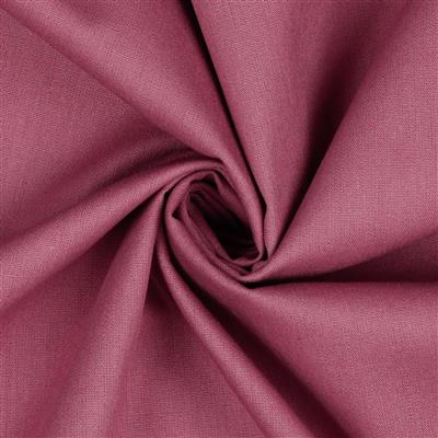 Coton popeline uni 148 cm 69 Vieux Rose