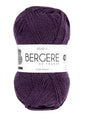 Idéal 4 prune 50% laine 50% acrylique