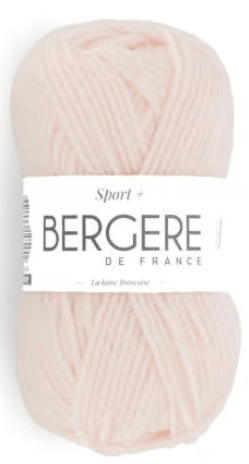 Sport+ rosat 50% laine 50% acrylique