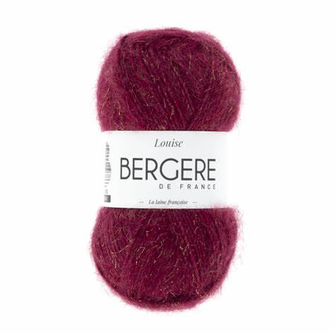 Louise rouge 79% acrylique 19% laine 2% Polyester