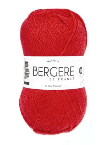 Idéal 4 rouge 50% laine 50% acrylique