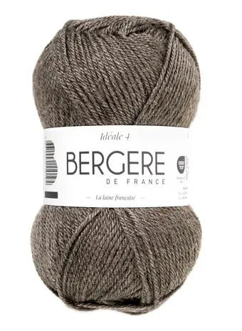 Idéal 4 taupe 50% laine 50% acrylique