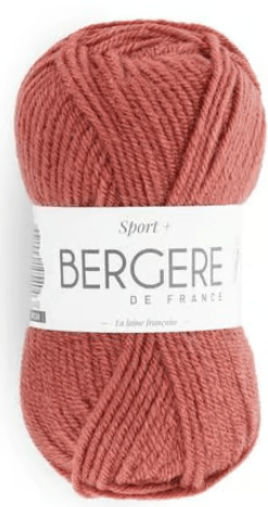 Sport+ terracota 50% laine 50% acrylique