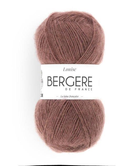 Louise vieux rose 79% acrylique 19% laine 2% Polyester
